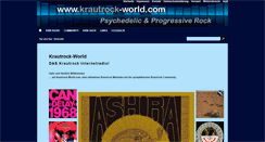 Desktop Screenshot of krautrock-world.com